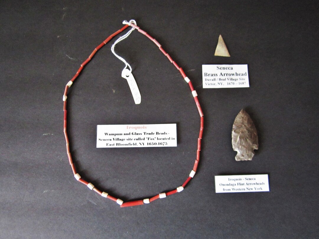 Important Iroquois Seneca Sited Wampum Trade Beads Fox Site Etsy