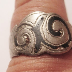 Authentic Post Medieval Silver Ring 1400-1600 AD - Authentic Size 9.75 Strong and Wearable
