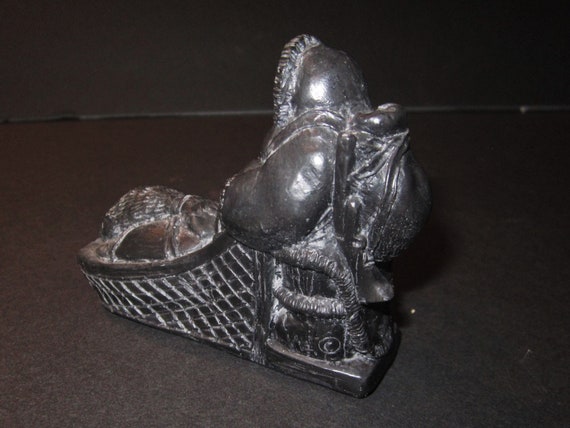 ヴィンテージ カナダ イヌイット エスキモー ソープストーン アート