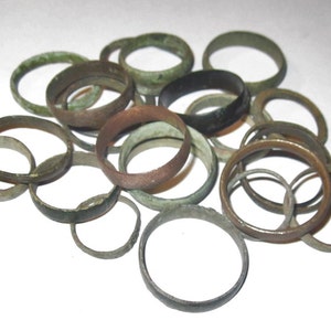 Kievan Rus Viking through Post-Medieval Bronze Bands - One Band, Authentic 1000 - 200 Years Old from Central Asia, Many Sizes to choose from