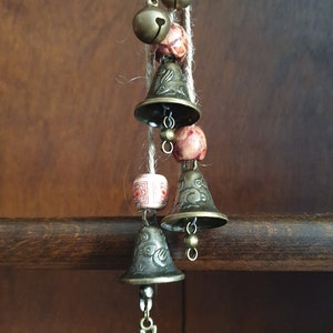 Celtic Hare and Triquetra Witch Bells, a Magical Protection and Housewarming Charm