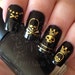 terakarol reviewed Golden Skulls Nail Art Water Decals Transfers Wraps
