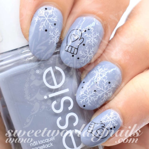 Snowflake Winter Sparkle Stickers