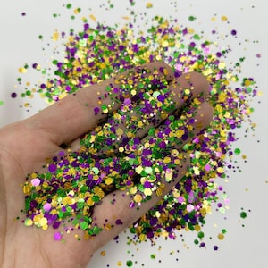 Halloween Mix Hexagon Nail Glitter Decoration