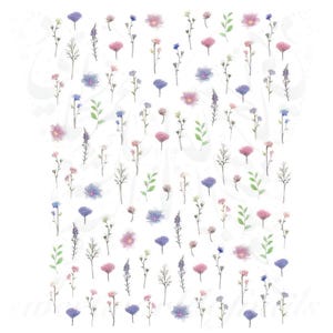 Spring Nail Art Flowers Stickers