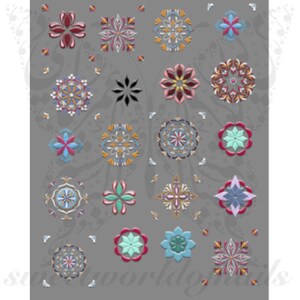 Adesivi per nail art 5D marocchini arabi