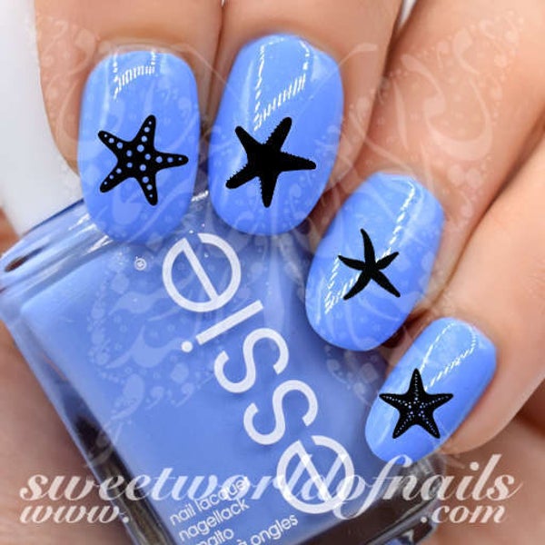 Starfish Nail Water Decals Transfers Wraps