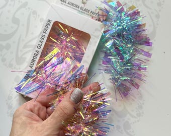 Aurora Nail Art Glass Paper