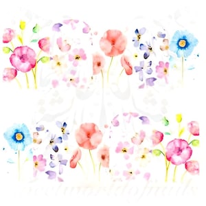 Spring Nail Art Flower Full Wraps