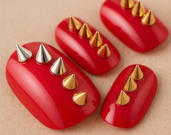 Spike Punk Metal Studs Nail Art Gothic nail art decoration