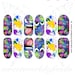 Colorful Nail Art Water Full Wraps Transfers - Etsy