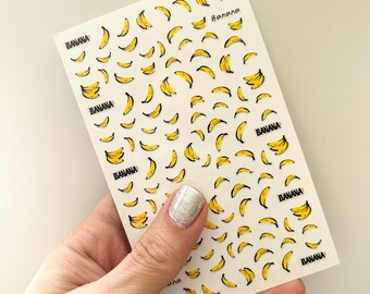 Banana Nail Art Stickers