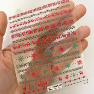 5D Reindeer Christmas Stickers