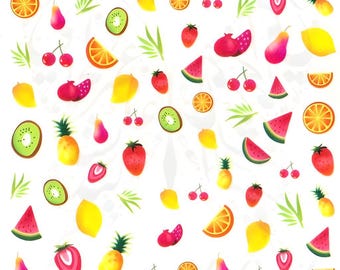 Summer Frutis Nail Art Water decals