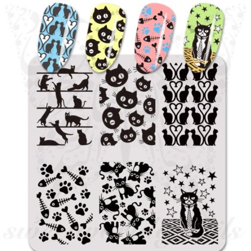 Art Plate Stamp Stamping Set Round Stainless Steel DIY Nail Etsy UK