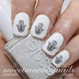 Hamsa Nail Art Evil Eye Nail Water Decals