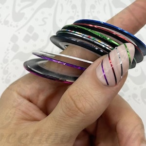 Adhesive decoration rolls/striping tape Sticker 10 colors