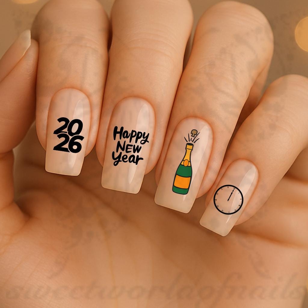 New Years Eve Nail Designs