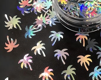Palme Nail Art Glitter Konfetti Nageldekoration