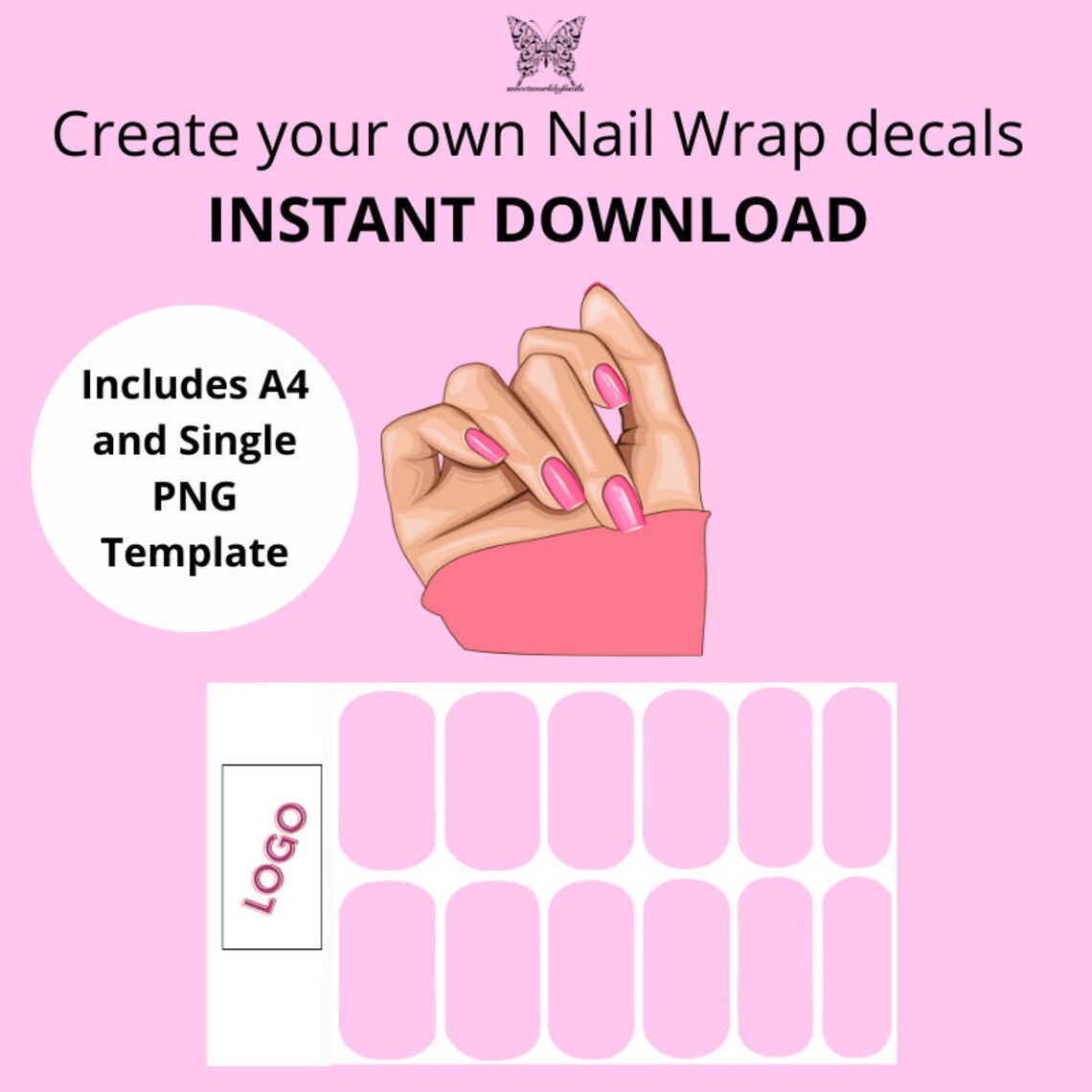 Nail Decal Templates. Create Your Own Nail Decals to Sell. Etsy Nail Decal Templates. Create Your Own Nail Decals to Sell. Etsy