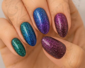 Chameleon Hexagon Glitter: Color Shift Sparkle Dust for Nail Art, Resin Crafts