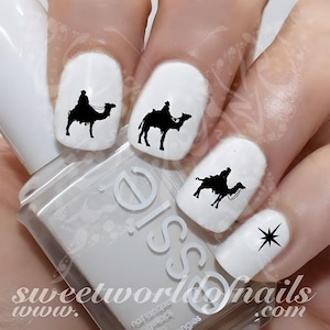 Weihnachten Nail Art 3 Weisen Könige Wasser Decals