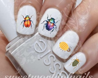 Beetle Nails Insect Nail Waterstickers