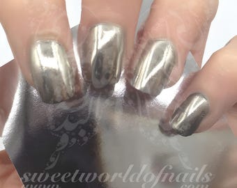 Mirror Powder Silver Pigment Chrome Effect Nail Art Dust-High Quality