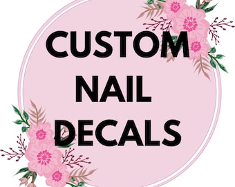 Adesivos de unha PERSONALIZADOS - Envie-nos sua foto