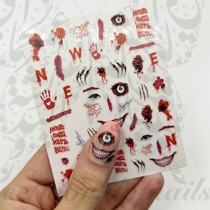 Halloween Nails Enge nagelstickers