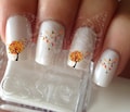 Autumn Tree flying Birds and Leaves Thanksgiving Water decals product logo