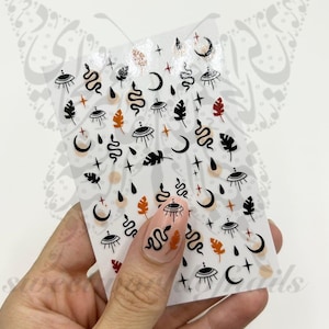 Snake Eye Nail Art Stickers