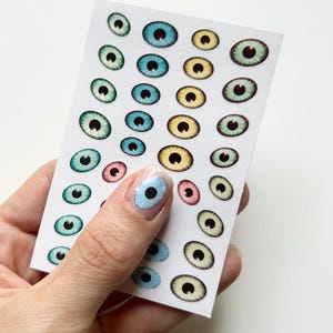 Eye Pupil Nail Art Stickers