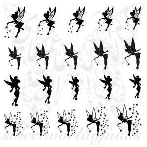 Feenhaftes Nail Art Wasserabziehbild