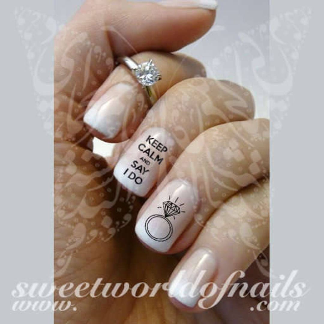 Engagement Nail Art That Captures Love