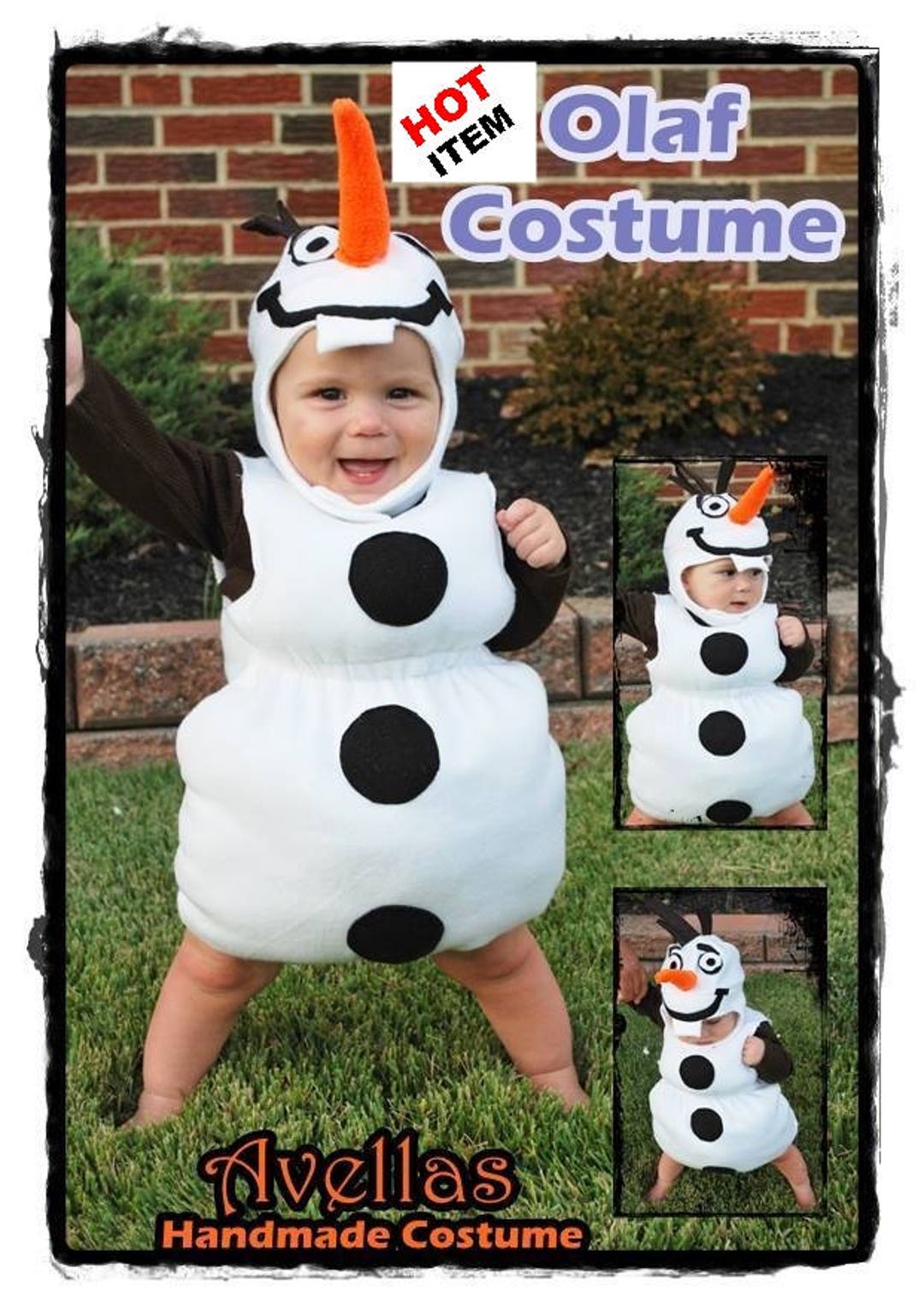 Snowman Halloween Costume Snowman - Etsy