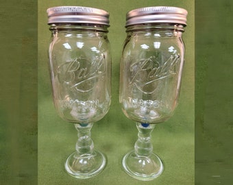 Redneck Wine Glass, Set of Two,  Hillbilly Wine Glass