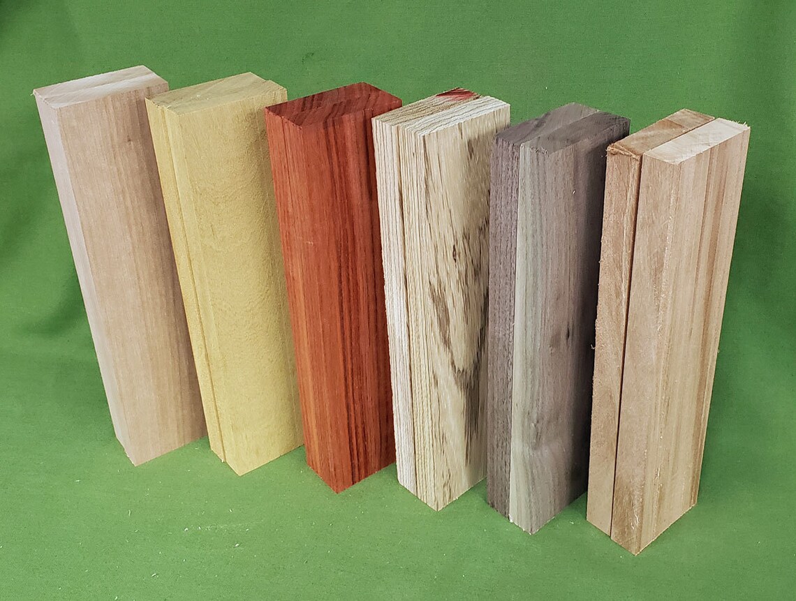 Exotic Wood Craft Pack 12 Boards Six 6 Varieties All Etsy