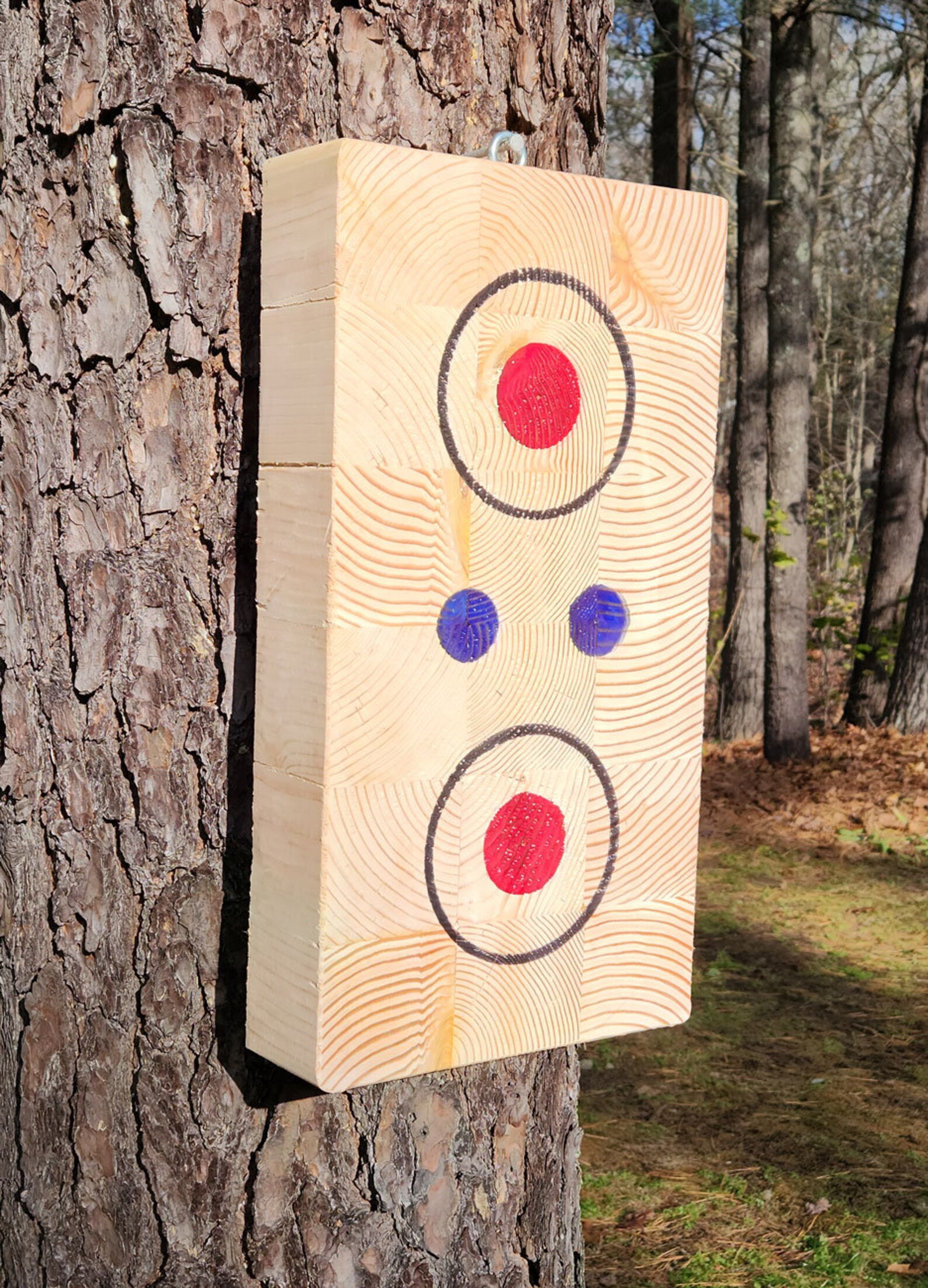 Knife Throwing Target End Grain Double Sided Frameless Etsy