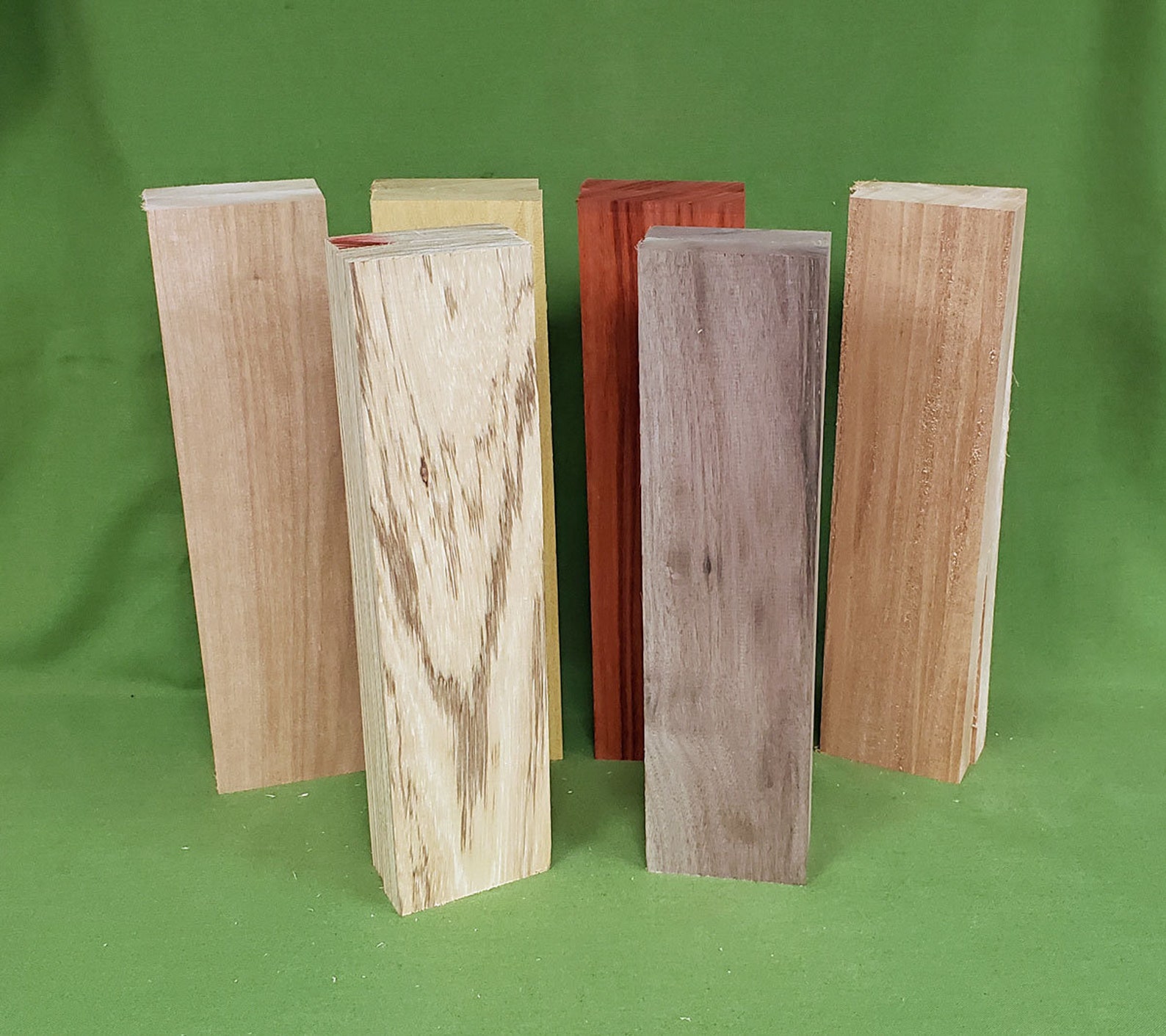 Exotic Wood Craft Pack 12 Boards Six 6 Varieties All Etsy