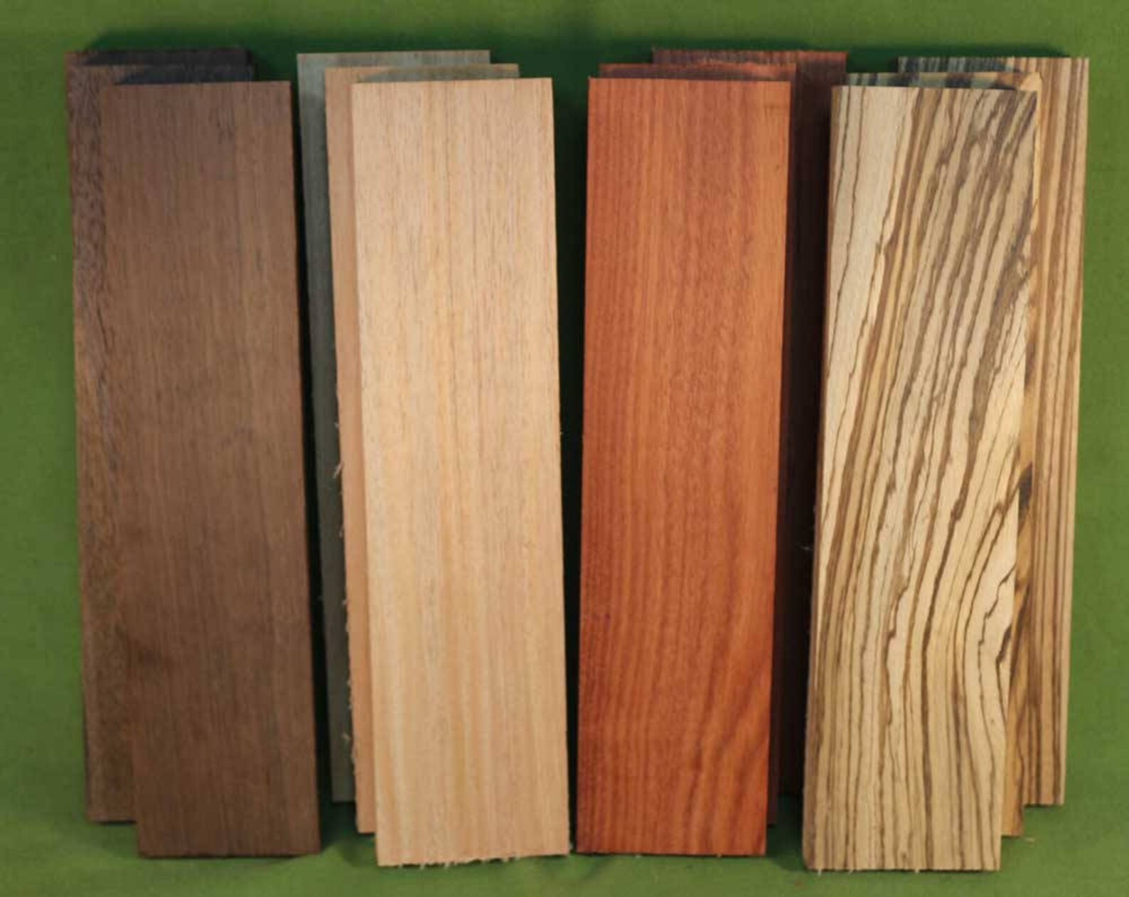 Exotic Wood Craft Pack 12 Boards Four 4 Varieties All Etsy
