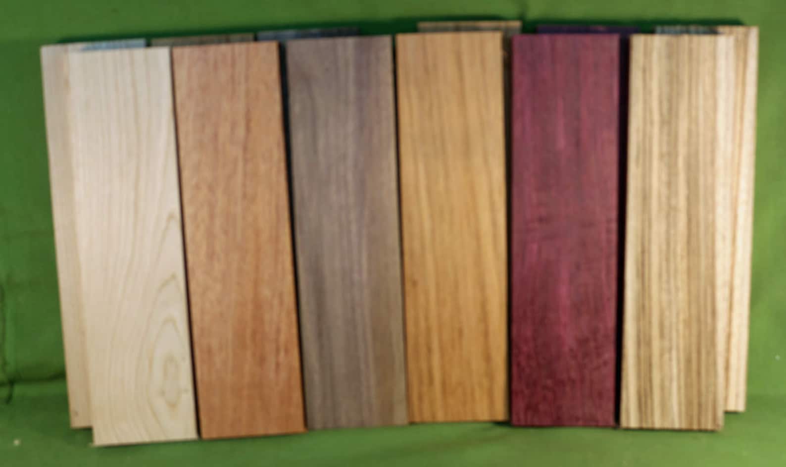 Exotic Wood Craft Pack 12 Boards Six 6 Varieties All Etsy