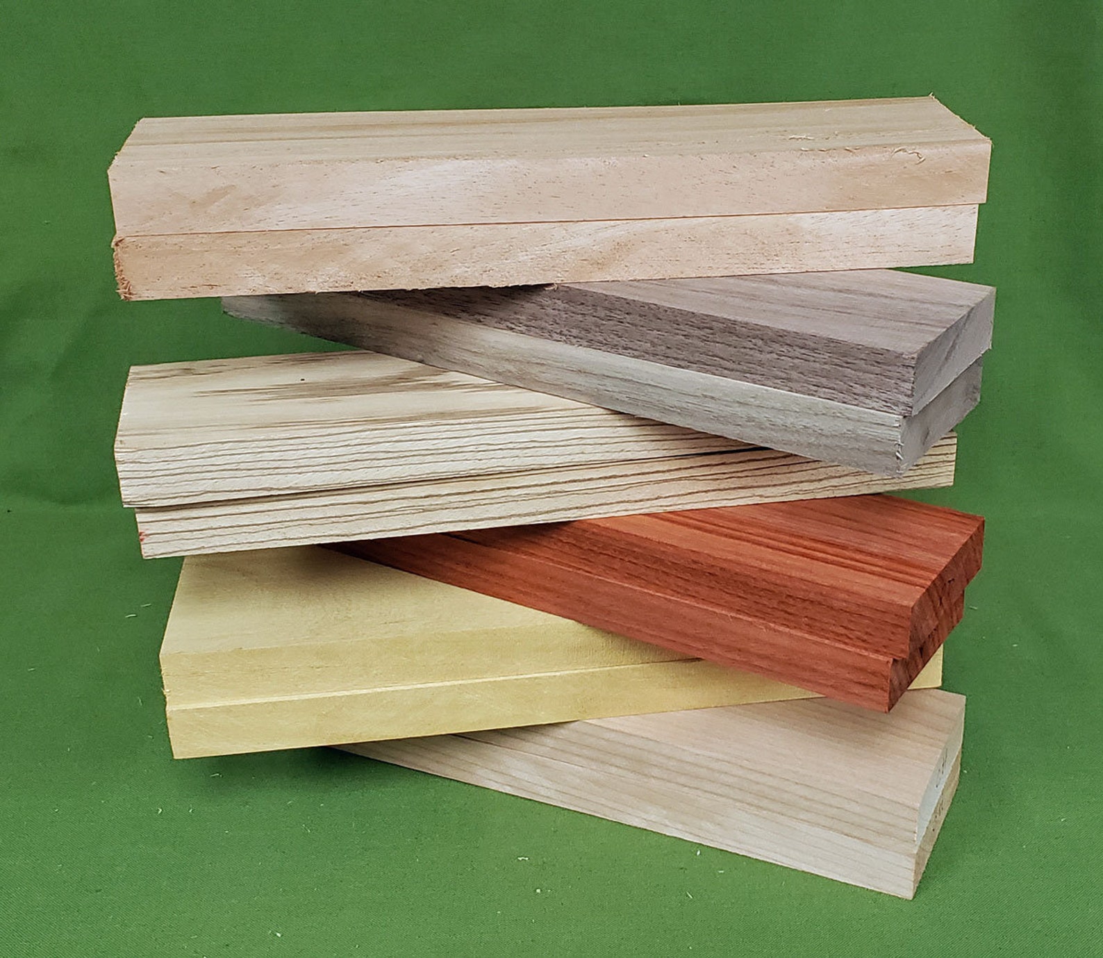 Exotic Wood Craft Pack 12 Boards Six 6 Varieties All Etsy