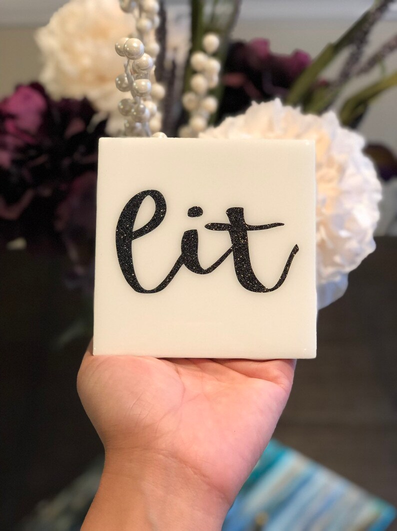 Handmade Coaster Set with Glossy Resin Finish
