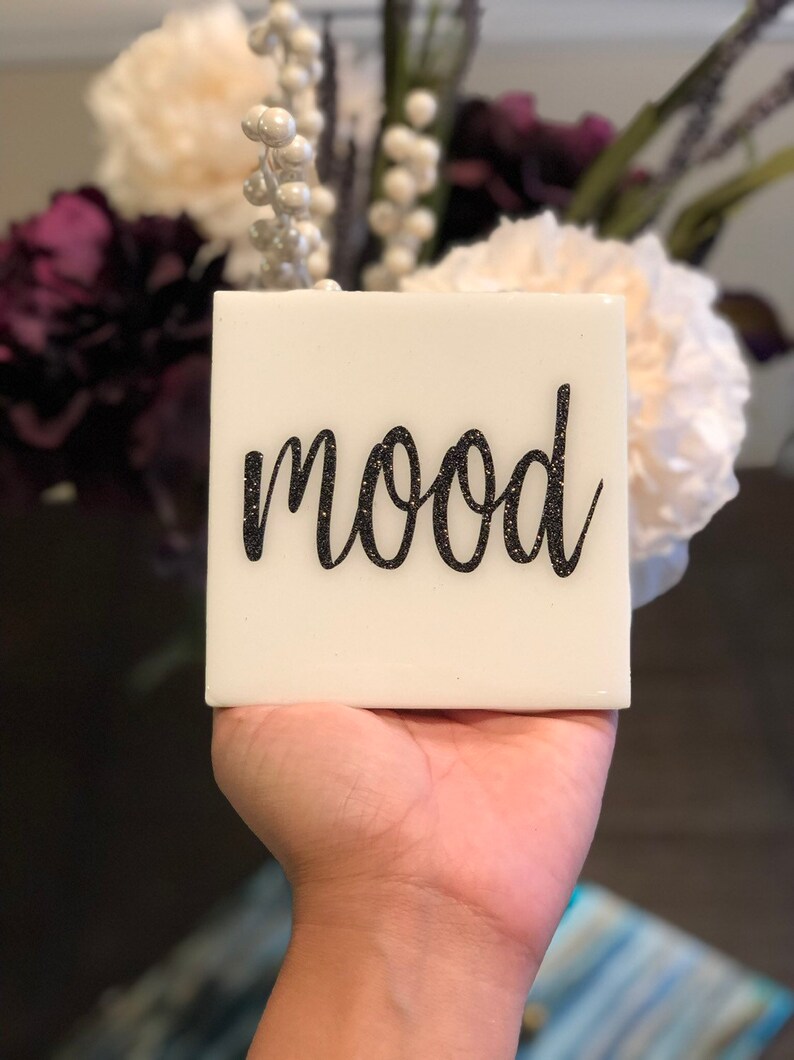 Handmade Coaster Set with Glossy Resin Finish