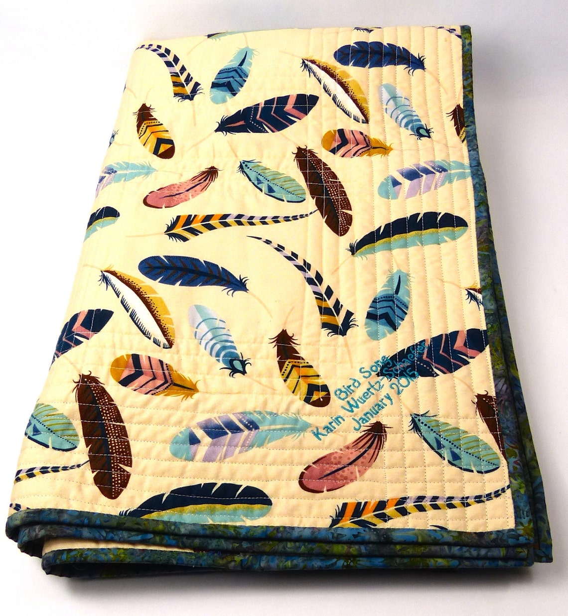 Birds on a Wire Lap Blankie