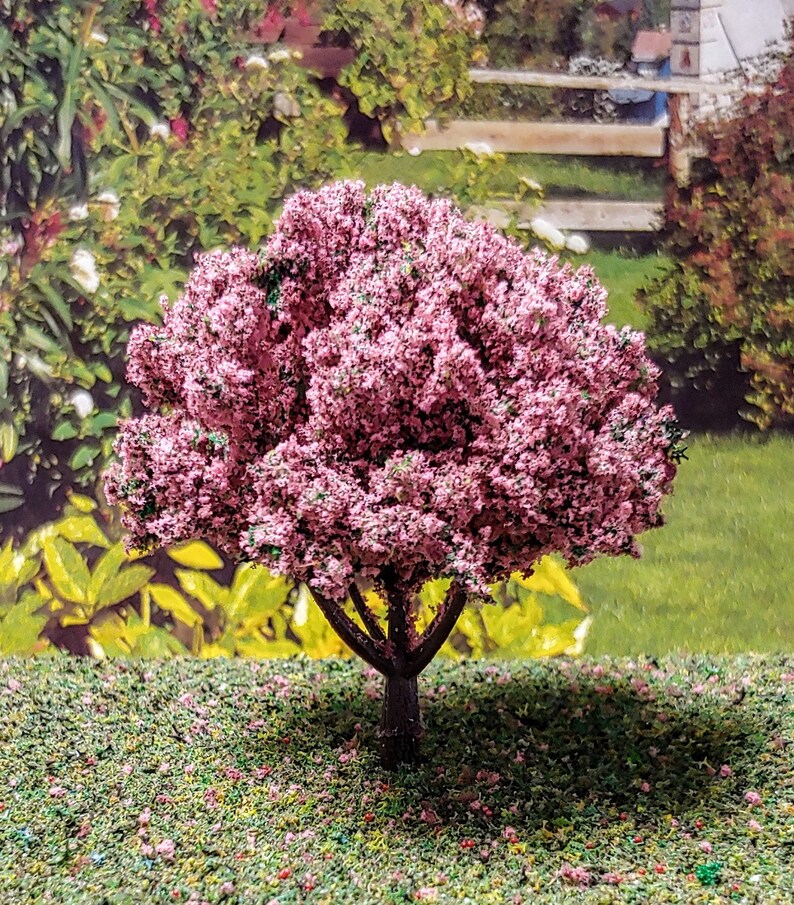Flowering Miniature 21/2 Tall Crab Apple Trees Stands Etsy