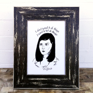 I Don&#39;t Want to Do Things, I Want to Not Do Things - April Ludgate from Parks and Rec - Print of Original Illustration, Instant Download
