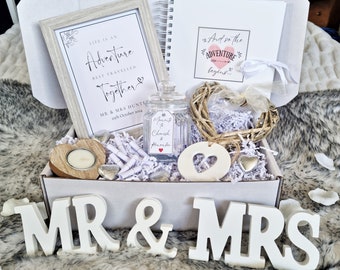 Luxury Wedding Gift Hamper - Newlyweds / Just Married / Couples / Civil Partnership Gift / Gift Box