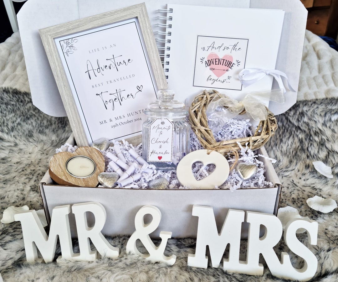 Luxury Wedding Gift Hamper Newlyweds / Just Married / Couples / Civil